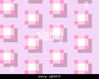 Gingham-Muster Nahtlose vichy-Karo-Karo-Grafik für Schal, Tischdecke, Verpackung oder andere moderne dekorative Sommer-Stoff-Mode-Design Stock Vektor