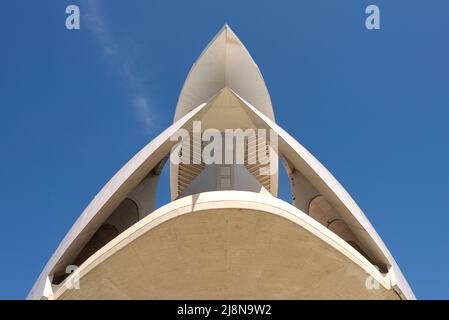 Opernhaus und Kulturzentrum in Valencia, Palau de les Arts Reina Sofia Stockfoto