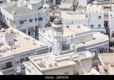 Maskat, Oman - Hauptstadt und bevölkerungsreichste Stadt im Oman, zeigt Maskat einige wunderbare Beispiele islamischer Architektur Stockfoto