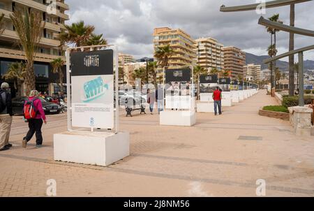 Küstenpromenade Mediterranea, Fuengirola, Costa del Sol, Provinz Malaga, Andalusien, Spanien. Stockfoto