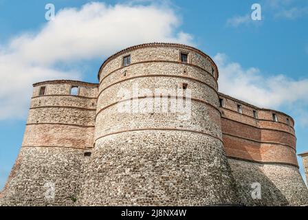 Festung Ubaldinesca von Sassocorvaro, Marken, Italien Stockfoto