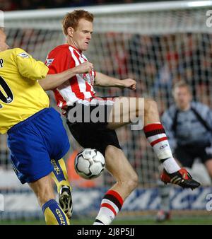 SAINTS V ARSENAL 29-12-03 MICHAEL SVESSON PIC MIKE WALKER, 2003 Stockfoto