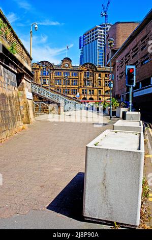 Victoria Railway Station Manchester, England Stockfoto