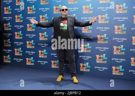 Madrid, Spanien. 17.. Mai 2022. Carlos Areces nimmt an der Premiere „LOL: If you laching, you lose“ (LOL: SI te ríes, pierdes) im Rialto-Theater in Madrid Teil. Kredit: SOPA Images Limited/Alamy Live Nachrichten Stockfoto