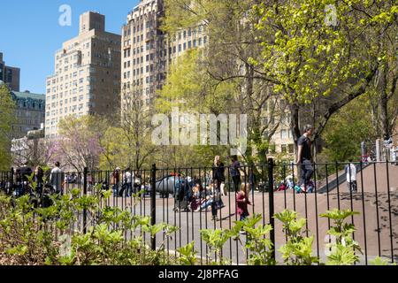 Der Safari Playground befindet sich auf der Upper West Side des Central Park, New York City, USA 2022 Stockfoto