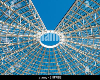 MART Museo di Arte Moderna e Contemporanea di Trento e Rovereto Rovereto - Italia progetto architetto Mario Botta [Museum für zeitgenössische Kunst - Roveret Stockfoto