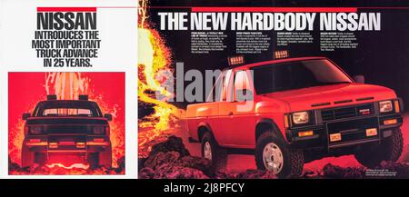 Werbespot des „Playboy“-Magazins vom März 1986, USA Stockfoto