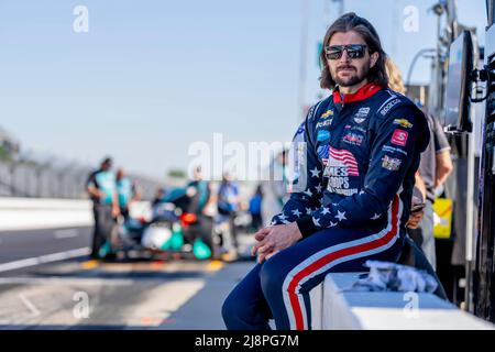 Indianapolis, Indiana, USA. 17.. Mai 2022. JR HILDEBRAND (11) aus den Vereinigten Staaten bereitet sich auf den Indianapolis 500 auf dem Indianapolis Motor Speedway in Indianapolis Indiana vor. (Bild: © Walter G. Arce Sr./ZUMA Press Wire) Bild: ZUMA Press, Inc./Alamy Live News Stockfoto