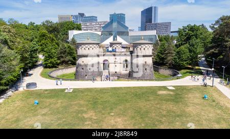 Fort Thüngen, Musée Draï Eechelen und Großherzog Jean Museum of Modern Art, Luxemburg Stockfoto