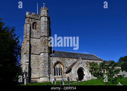 St. Mary's Kirche in Litton Cheney Dorf in der Nähe von Dorchester in West Dorset, Großbritannien Stockfoto