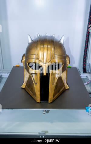 Objekt gedruckt auf 3D Drucker, auf Desktop von 3D Drucker. Stockfoto