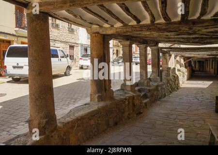 Pancorbo Spanien, mittelalterliche Gebäude in der spanischen Stadt in der Provinz Burgos, Kastilien und León, Spanien. Stockfoto