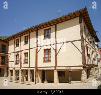 Pancorbo Spanien, mittelalterliche Gebäude in der spanischen Stadt in der Provinz Burgos, Kastilien und León, Spanien. Stockfoto