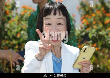 18. Mai 2022, Cannes, Cote d'Azur, Frankreich: YOSHIKO TAKEHARA nimmt an der Final Cut Fotowand während der jährlichen Filmfestspiele von Cannes 75. Teil (Bild: © Mickael Chavet/ZUMA Press Wire) Stockfoto