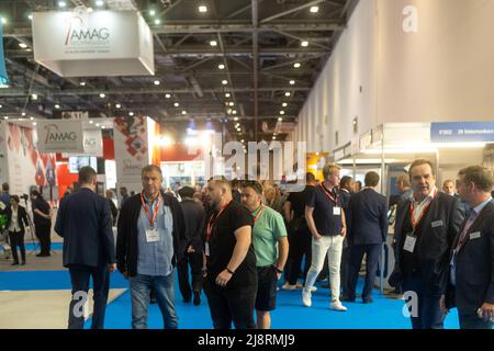 London, Großbritannien. 18.. Mai 2022. IFSEC Internationale Sicherheitskonferenz im Excel Center London Credit: Ian Davidson/Alamy Live News Stockfoto