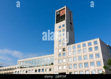 Stuttgart, Deutschland - 29. Jul 2021: Blick auf das Stuttgarter Rathaus. Stockfoto