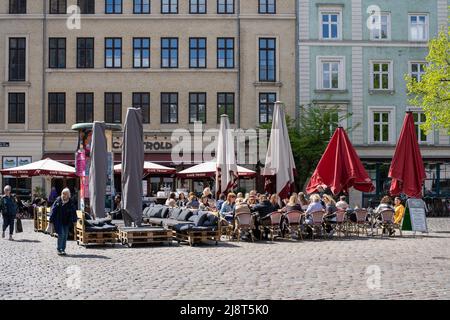 Vesterbro Bezirk in Kopenhagen Stockfoto