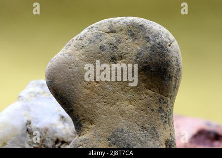 Nahaufnahme eines Fotos aus Stein Stockfoto