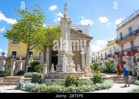 El Templete Memorial, Plaza de Armas, Alt-Havanna, Havanna, La Habana, Republik Kuba Stockfoto