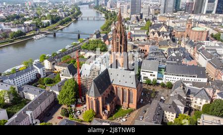 Frankfurter Dom oder Kaiserdom St. Bartholomäus, Frankfurt, Deutschland Stockfoto