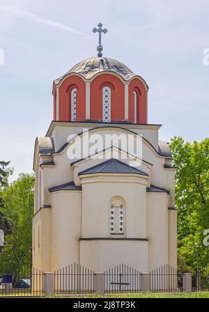 Heilige König Stefan von Decani Kirche Lazarica Pfarrei in Zemun Stockfoto
