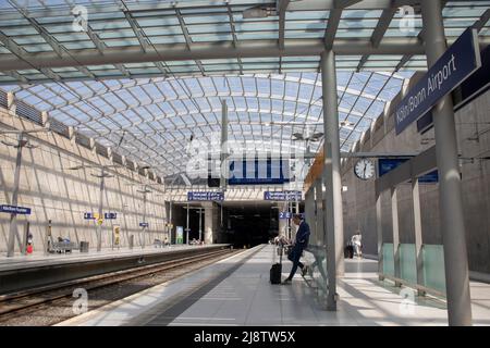 Bahnhof Köln/Bonn Airport Stockfoto