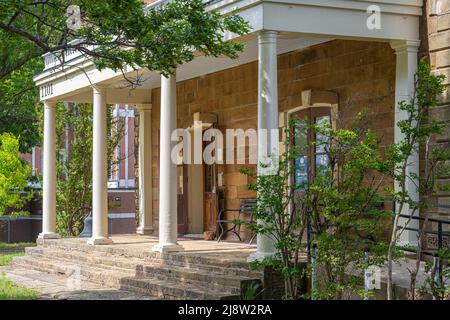 Die fünf zivilisierte Stämme Museum in Muskogee, Oklahoma befindet sich in der historischen Union Indian Agency Gebäude. (USA) Stockfoto