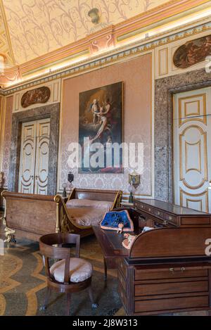 Caserta, Kampanien, Italien, der Vanvitellische Palast. Es ist ein königlicher Palast, mit einem Park, in Caserta. Es ist die größte königliche Residenz in der Wor Stockfoto