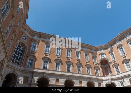 Caserta, Kampanien, Italien, der Vanvitellische Palast. Es ist ein königlicher Palast, mit einem Park, in Caserta. Es ist die größte königliche Residenz in der Wor Stockfoto