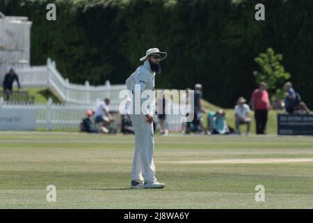 Der südafrikanische Cricketspieler Hashim Amla spielt Cricket für Surrey gegen Kent Stockfoto