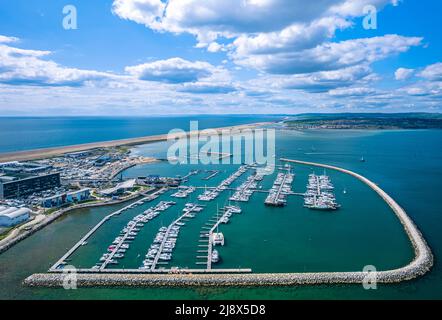 Portland Harbour und Marina, Weymouth, Dorset, England, England Stockfoto