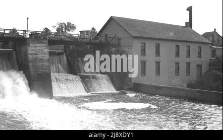 Old Powerhouse, Port Hope, Ontario Ca. 1912 Stockfoto