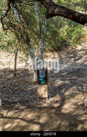 Yuma, AZ, USA - 20. Nov 2021: Der Charles Fynn Riverfront Trail Stockfoto