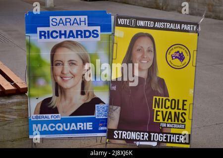 Politische Kandidaten bei den australischen Bundestagswahlen 2022 Stockfoto