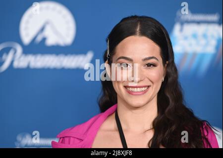 New York, USA. 18.. Mai 2022. Stephanie Arcila besucht den blauen Teppich der Paramount Upfront 2002 Post Party in New York, NY, 18. Mai 2022. (Foto von Anthony Behar/Sipa USA) Quelle: SIPA USA/Alamy Live News Stockfoto