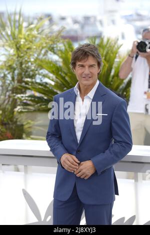 Tom Cruise besucht Top Gun: Maverick Red Carpet beim Filmfestival in Cannes 75. 2022, Mai 18. Cannes, Frankreich. FAMA © Fausto Marci Stockfoto