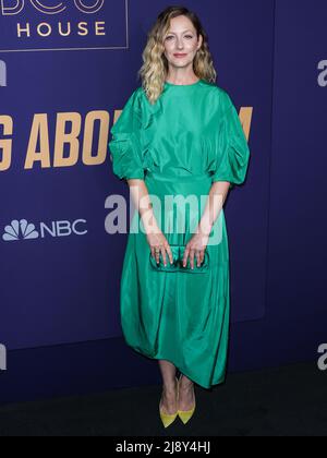 HOLLYWOOD, LOS ANGELES, KALIFORNIEN, USA - 18. MAI: Die amerikanische Schauspielerin Judy Greer kommt zum FYC-Event von NBCUniversal für „The Thing About Pam“, das am 18. Mai 2022 im NBCU FYC House in Hollywood, Los Angeles, Kalifornien, USA, stattfand. (Foto von Xavier Collin/Image Press Agency) Stockfoto