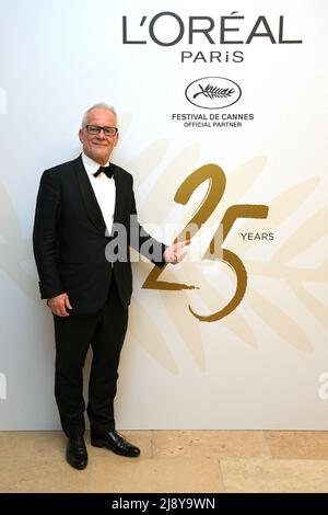 Venedig, Italien. 19.. Mai 2022. 75. Festival Internazionale del Cinema, L'Oréal Paris Jubiläumsdinner. Nella foto Thierry Fremaux Credit: Independent Photo Agency/Alamy Live News Stockfoto