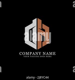 Letter DH Logo Design Vektor, am besten für Business Logo Design Inspiration Stock Vektor