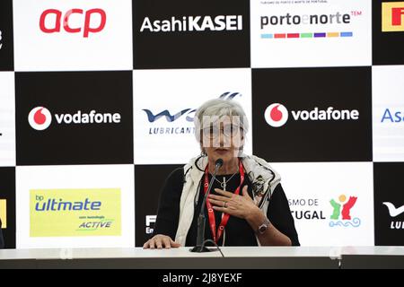 MOUTON Michele (Fra), FIA-Sicherheitsbeauftragter, Portrait Legenden der Rallye, Pressekonferenz de Presse, Pressekonferenz während der Rallye Portugal 2022, 4. Runde der WRC World Rally Car Championship 2022, vom 19. Bis 22. Mai 2022 in Matosinhos, Portugal - Foto: Paulo Maria / Dppi/DPPI/LiveMedia Stockfoto