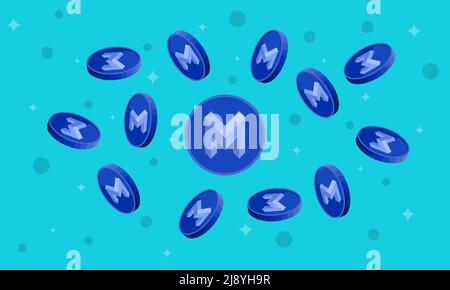 HINTERGRUND DES MATIC-Banners. Themendarstellung Stock Vektor