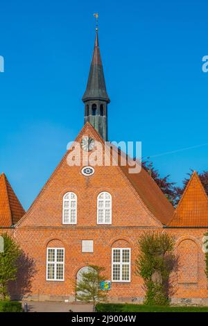 Vorderansicht St. Katharinen Kirche,Gelting, Landschaft Angeln, Bundesland Schleswig-Holstein, Norddeutschland, Mitteleuropa Stockfoto