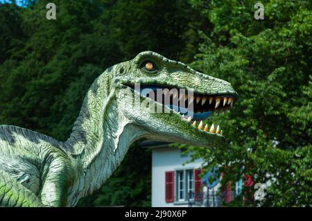 Aathal, Schweiz - 14. Mai 2022: Das Dinosauriermuseum Aathal ist ein paläontologisches Museum in der Ortschaft Aathal der Gemeinde Seegraben in Stockfoto