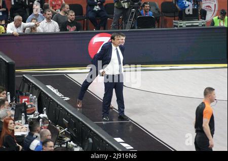 Basketball Euroleague Halbfinale: Olympiacos vs Anadolu Efes im stark Arena Pavillon. Belgrad, Serbien. 19.. Mai 2022. 900/Cordon Press Credit: CORDON PRESS/Alamy Live News Stockfoto