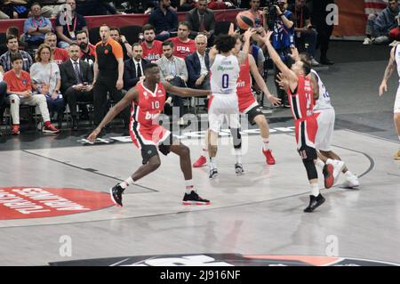 Basketball Euroleague Halbfinale: Olympiacos vs Anadolu Efes im stark Arena Pavillon. Belgrad, Serbien. 19.. Mai 2022. 900/Cordon Press Credit: CORDON PRESS/Alamy Live News Stockfoto