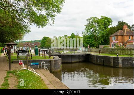 Temple Lock, Berlin, England Stockfoto