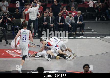 Basketball Euroleague Halbfinale: Olympiacos vs Anadolu Efes im stark Arena Pavillon. Belgrad, Serbien. 19.. Mai 2022. 900/Cordon Press Credit: CORDON PRESS/Alamy Live News Stockfoto