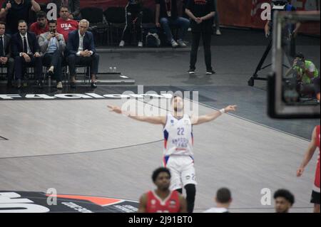 Basketball Euroleague Halbfinale: Olympiacos vs Anadolu Efes im stark Arena Pavillon. Belgrad, Serbien. 19.. Mai 2022. 900/Cordon Press Credit: CORDON PRESS/Alamy Live News Stockfoto