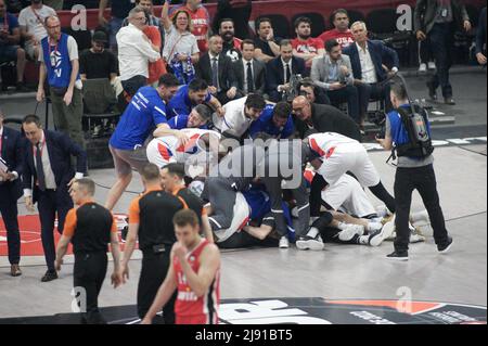 Basketball Euroleague Halbfinale: Olympiacos vs Anadolu Efes im stark Arena Pavillon. Belgrad, Serbien. 19.. Mai 2022. 900/Cordon Press Credit: CORDON PRESS/Alamy Live News Stockfoto