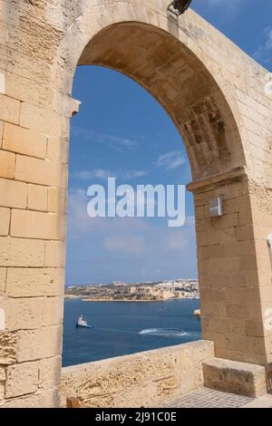 Upper Barraka Gardens, Valletta, Malta Stockfoto